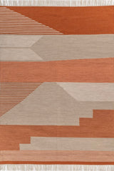 Terrak Terracotta Polyester Rug