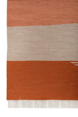 Terrak Terracotta Polyester Rug