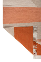 Terrak Terracotta Polyester Rug