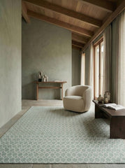 Kaarig Treetop Green Polyester Rug