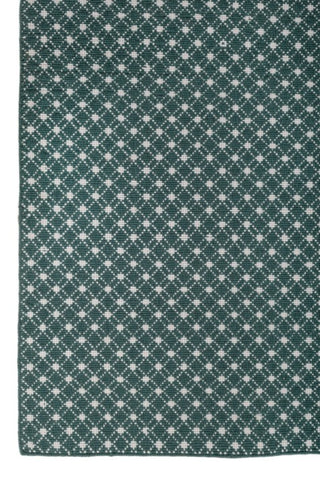 Sylva Dark Green Polyester Rug