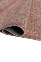 Marrak Rust Reyon Chennile Dhurrie