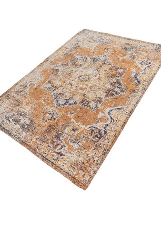 Embereth Mustard & Ivory Rayon Chenille Rug