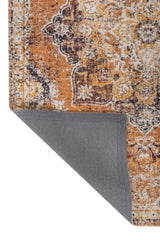 Embereth Mustard & Ivory Rayon Chenille Rug