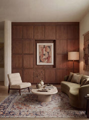 Rathiel Rust Red & Ivory Wool Rug
