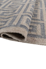 Labryn Grey Wool Rug