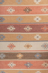 Caldera Terracotta Wool Dhurrie