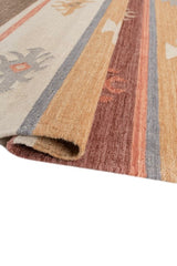 Caldera Terracotta Wool Dhurrie