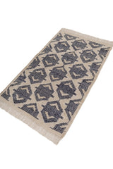 Valdren Deep Blue & Ivory Wool Rug