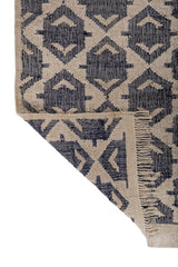 Valdren Deep Blue & Ivory Wool Rug