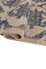 Valdren Deep Blue & Ivory Wool Rug