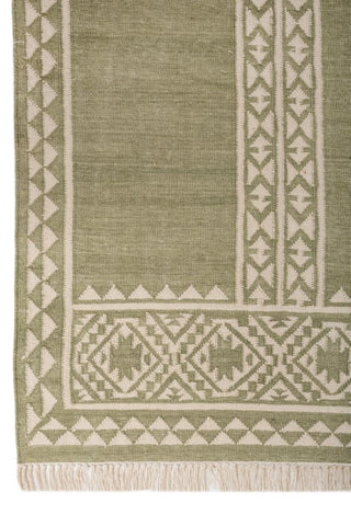 Asterlane Treetop White 4X6 Feet Dhurrie 100% Wool for Living Room,Bedroom,Home