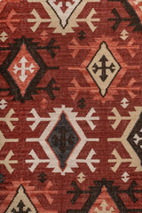 Tavren Brick Red Wool Rug