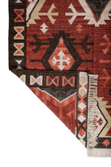 Darsen Rust Black Wool Rug
