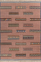 Velion Red Beige Wool Rug