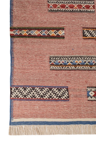 Velion Red Beige Wool Rug