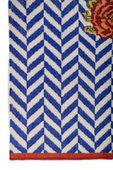 Pulse Blue Wool Dhurrie