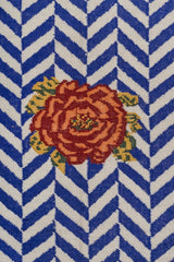 Pulse Blue Wool Dhurrie