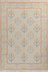 Elaris Sprig Ivory Wool Rug