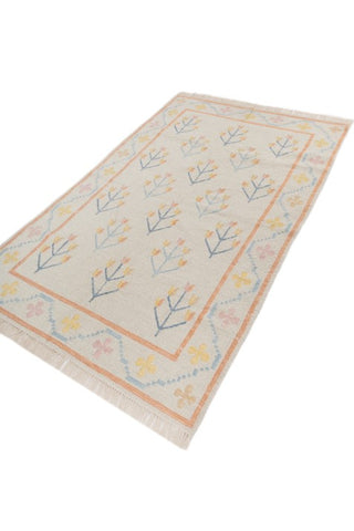 Elaris Sprig Ivory Wool Rug