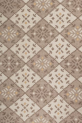 Rune Beige Wool Dhurrie