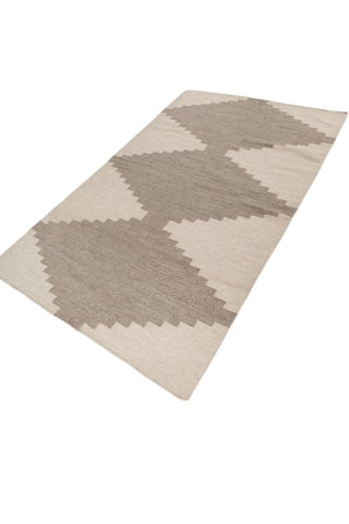 Totem Beige Wool Rug