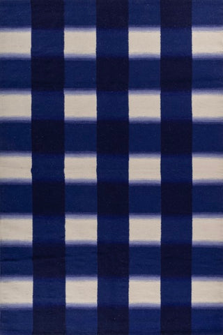 Axis Blue Wool Dhurrie