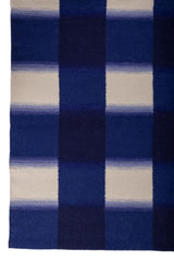 Axis Blue Wool Dhurrie