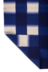 Axis Blue Wool Dhurrie