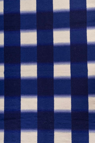Axis Blue Wool Dhurrie