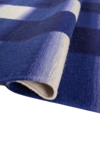 Axis Blue Wool Dhurrie