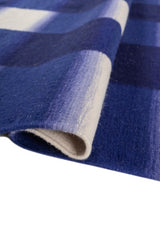 Axis Blue Wool Dhurrie