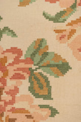 Petalia Beige Wool Dhurrie