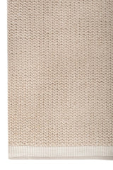 Braid Beige Wool Dhurrie