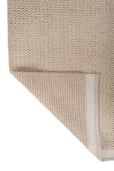 Braid Beige Wool Dhurrie