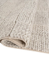 Quorra Wisteria Grey Wool Rug