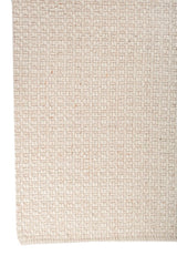 Ecru Off White Wool Rug