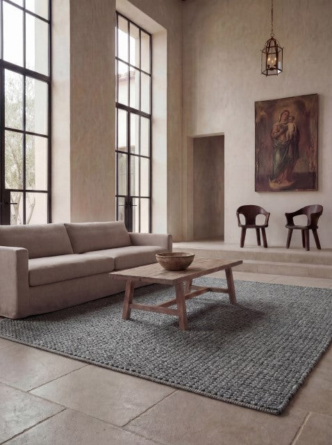 Moro Grey Wool Rug