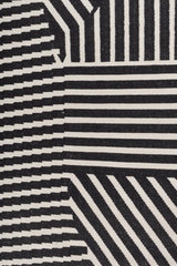 Vectra Black Wool Rug