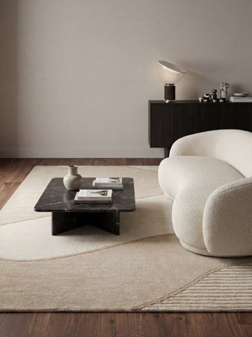 Contour Cream Wool Dhurrie