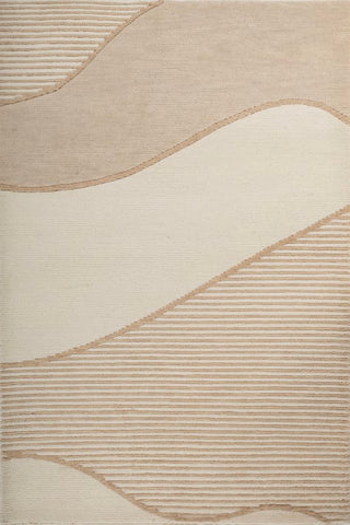 Contour Cream Wool Dhurrie