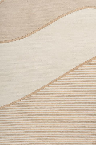 Contour Cream Wool Dhurrie