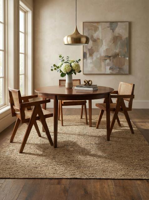 Tressa Beige Jute Rug