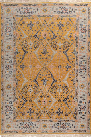 Solara Yellow Wool Rug