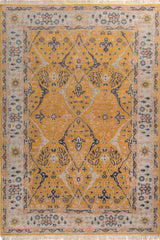 Solara Yellow Wool Rug