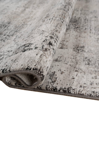 Soft Vintage Rug 4X6 Ft | White Dark Gray Carpet For Living Room, Bedroom, Dining Room