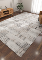 Zereth Gray Polypropylene Rug