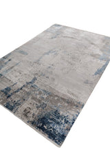 Zyvera Gray Polypropylene Rug