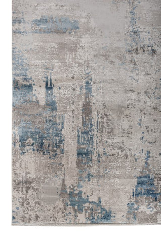 Zyvera Gray Polypropylene Rug
