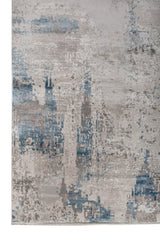 Zyvera Gray Polypropylene Rug